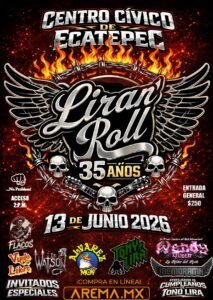 Liran’ Roll celebrará 35 años “del barrio para el barrio” en Ecatepec